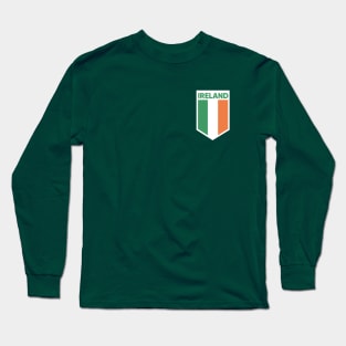 Ireland Flag Emblem Long Sleeve T-Shirt